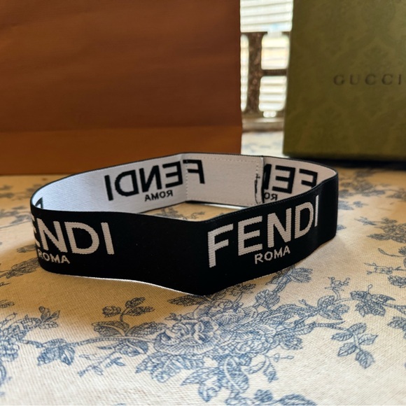 Fashion Monochrome Logo Headband